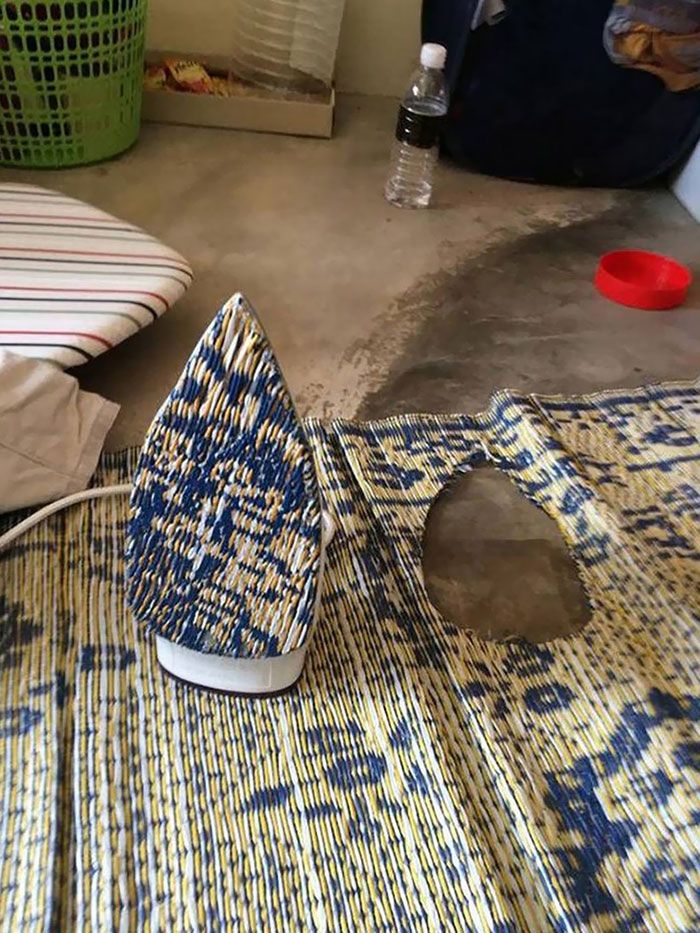 Akibatnya jika menyetrikanya kurang fokus ini bikin auto panik pastinya